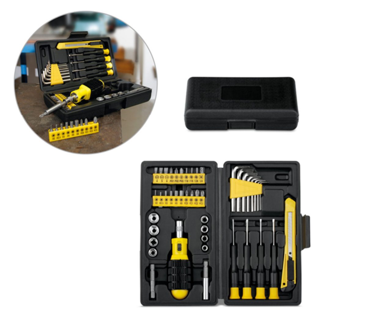 Set de Herramientas 45 Piezas en Estuche