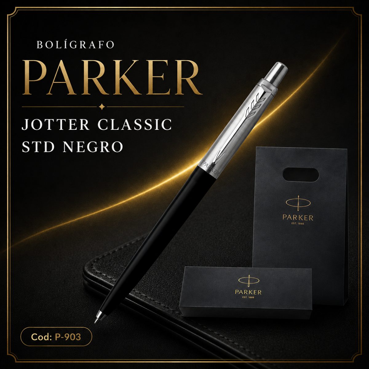 Bolígrafo Parker Jotter Classic STD Negro